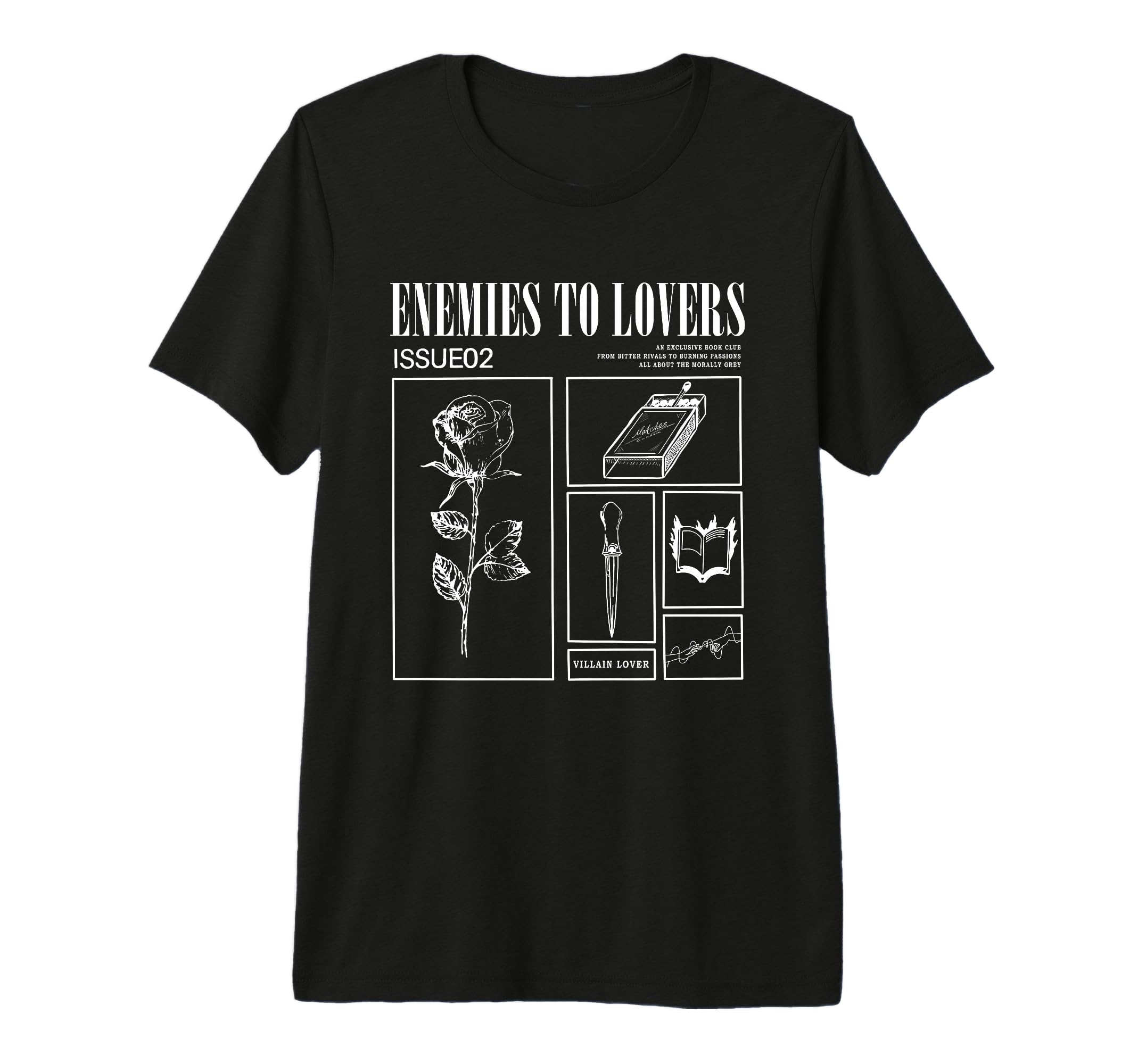 Enemies To Lovers Morally Grey Book T-Shirt - Streetwear Style for Adults - T-Shirt, Sweatshirt, Hoodie