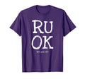 Ru Ok Mental Health Awareness Check T-Shirt - Fun Novelty Design Men Women - T-Shirt, Sweatshirt, Hoodie