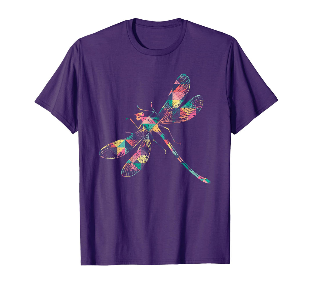 Dragonfly Abstract Color Summer T-Shirt - Minimalist Print for Adults - T-Shirt, Sweatshirt, Hoodie