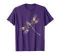 Dragonfly Abstract Color Summer T-Shirt - Minimalist Print for Adults - T-Shirt, Sweatshirt, Hoodie