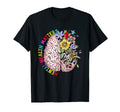 Mental Awareness Flower Green Ribbon T-Shirt - Unique Graphic Men Women - T-Shirt, Sweatshirt, Hoodie