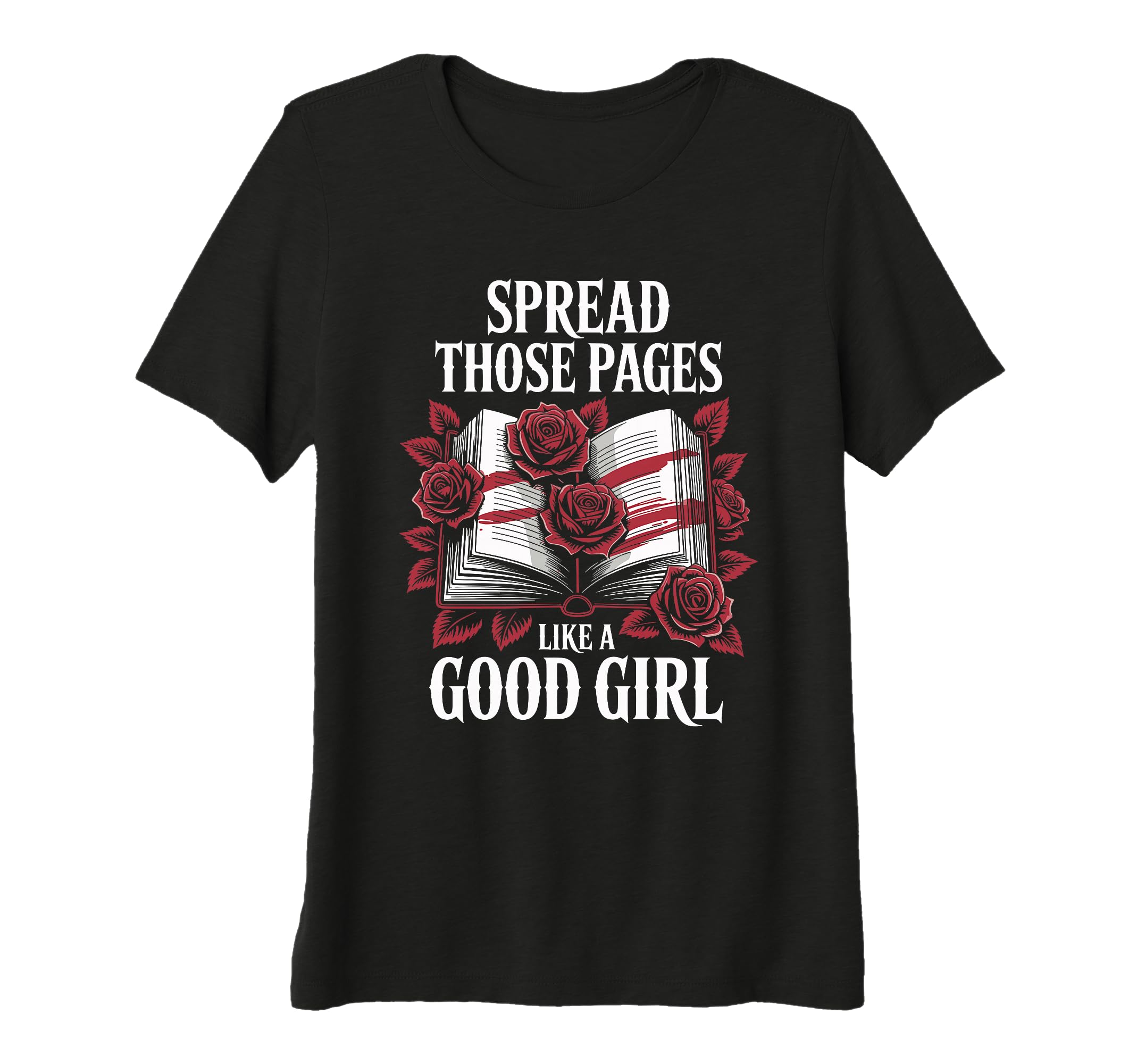 Womens Dark Romance Books Spread T-Shirt - Custom Art Print Men Women - T-Shirt, Sweatshirt, Hoodie