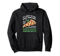 Funny Pizza Mental Health Awareness Hoodie - Fun Novelty Design for Adults - T-Shirt, Sweatshirt, Hoodie