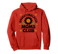 Overstimulated Moms Club Funny Mom Hoodie - Minimalist Print for Adults - T-Shirt, Sweatshirt, Hoodie