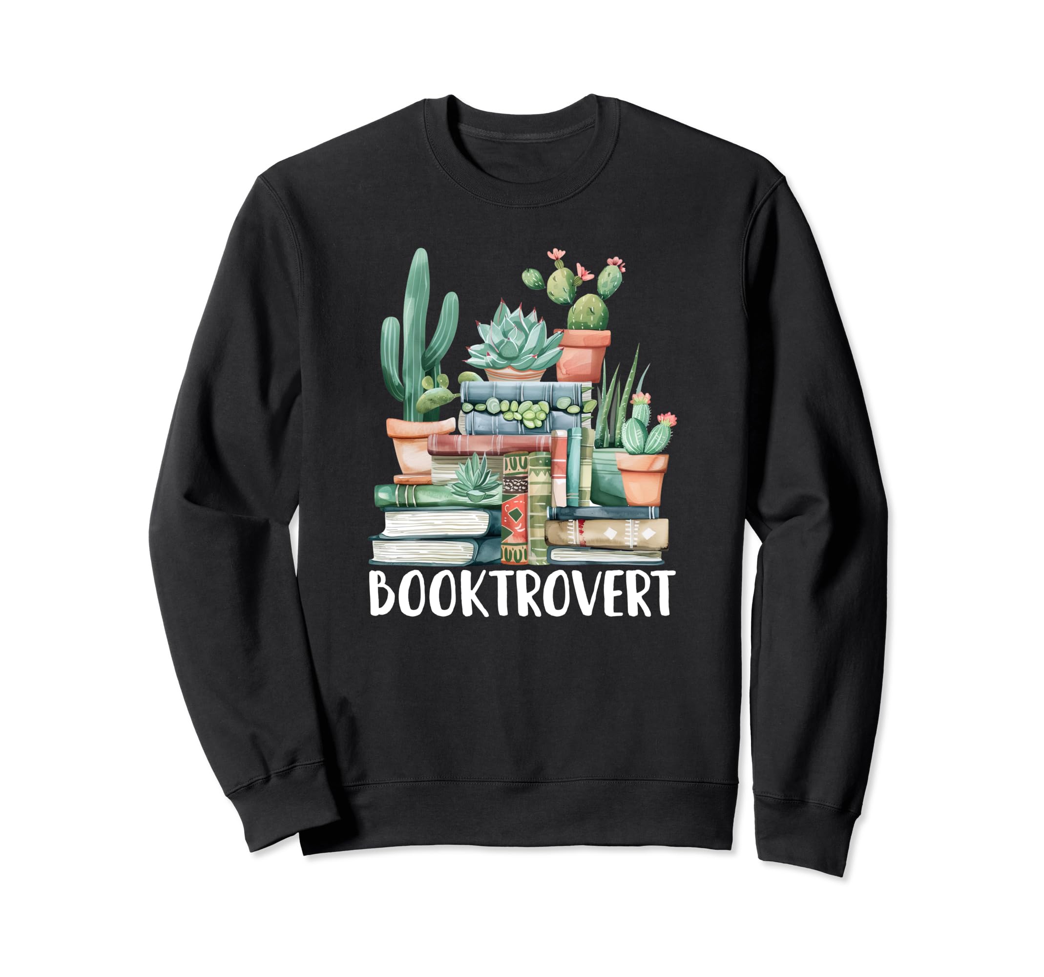Booktrovert Book Lover Reading Sweatshirt - Unique Graphic Unisex - T-Shirt, Sweatshirt, Hoodie