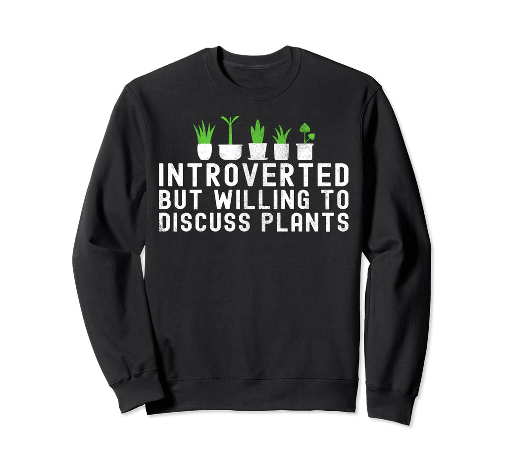Introverted But Willing To Discuss Sweatshirt - Minimalist Print Unisex - T-Shirt, Sweatshirt, Hoodie