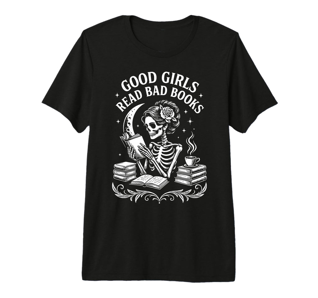 Good Read Bad Books Tri Blend T-Shirt - Unique Graphic Men Women - T-Shirt, Sweatshirt, Hoodie