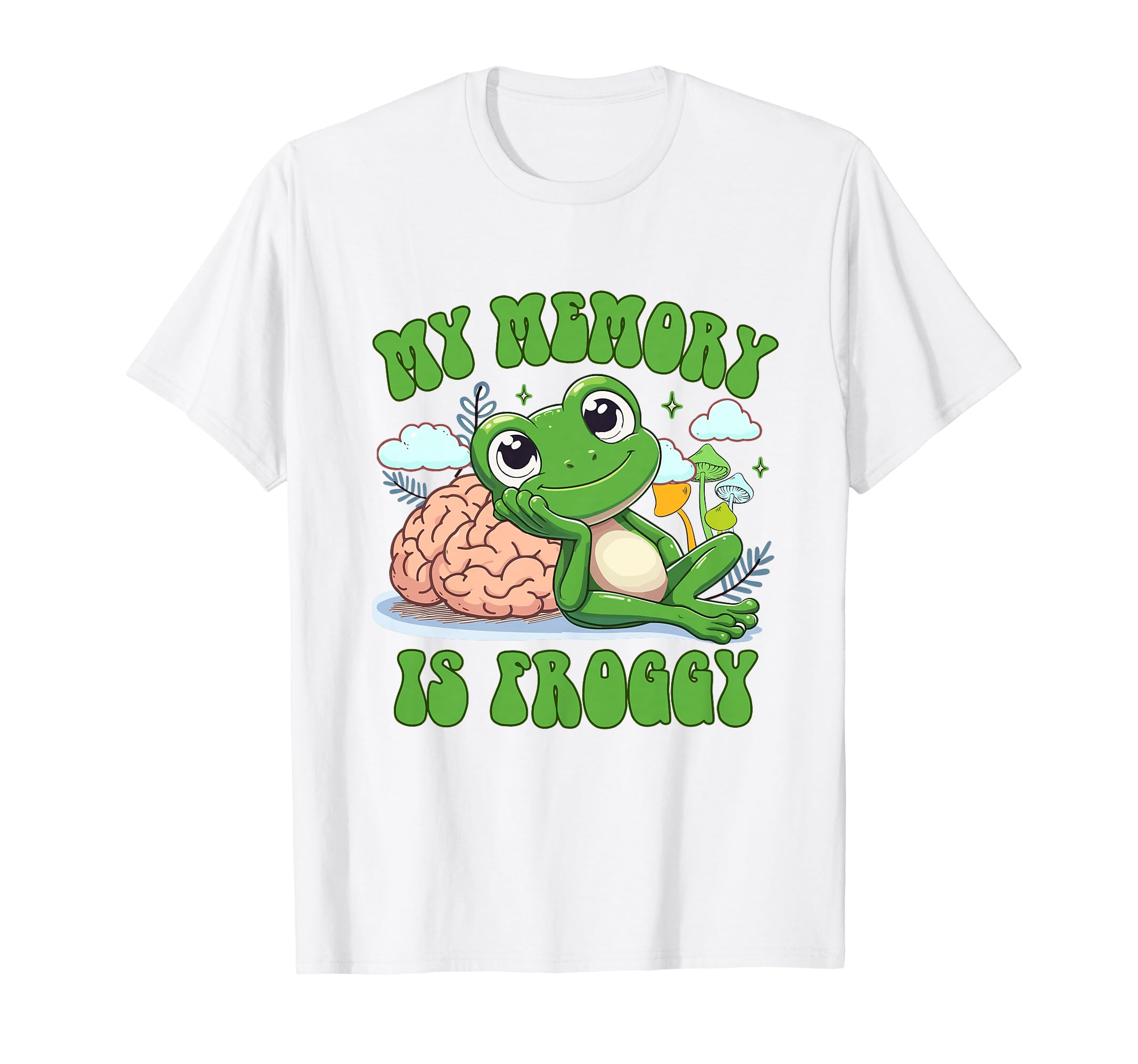 Brain Frog Mental Health Depression My T-Shirt - Minimalist Print Unisex - T-Shirt, Sweatshirt, Hoodie