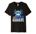 Readsolotl Axolotl Book Reading Books T-Shirt - Custom Art Print Men Women - T-Shirt, Sweatshirt, Hoodie