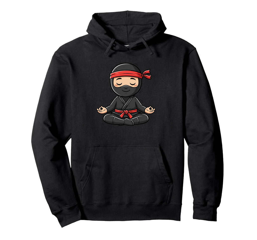 Meditation Ninja Yoga Mindfulness Hoodie - Streetwear Style for Adults - T-Shirt, Sweatshirt, Hoodie