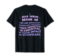 Dear Person Behind Me You Are Enough Sweatshirt - Aesthetic Graphic Unisex - T-Shirt, Sweatshirt, Hoodie