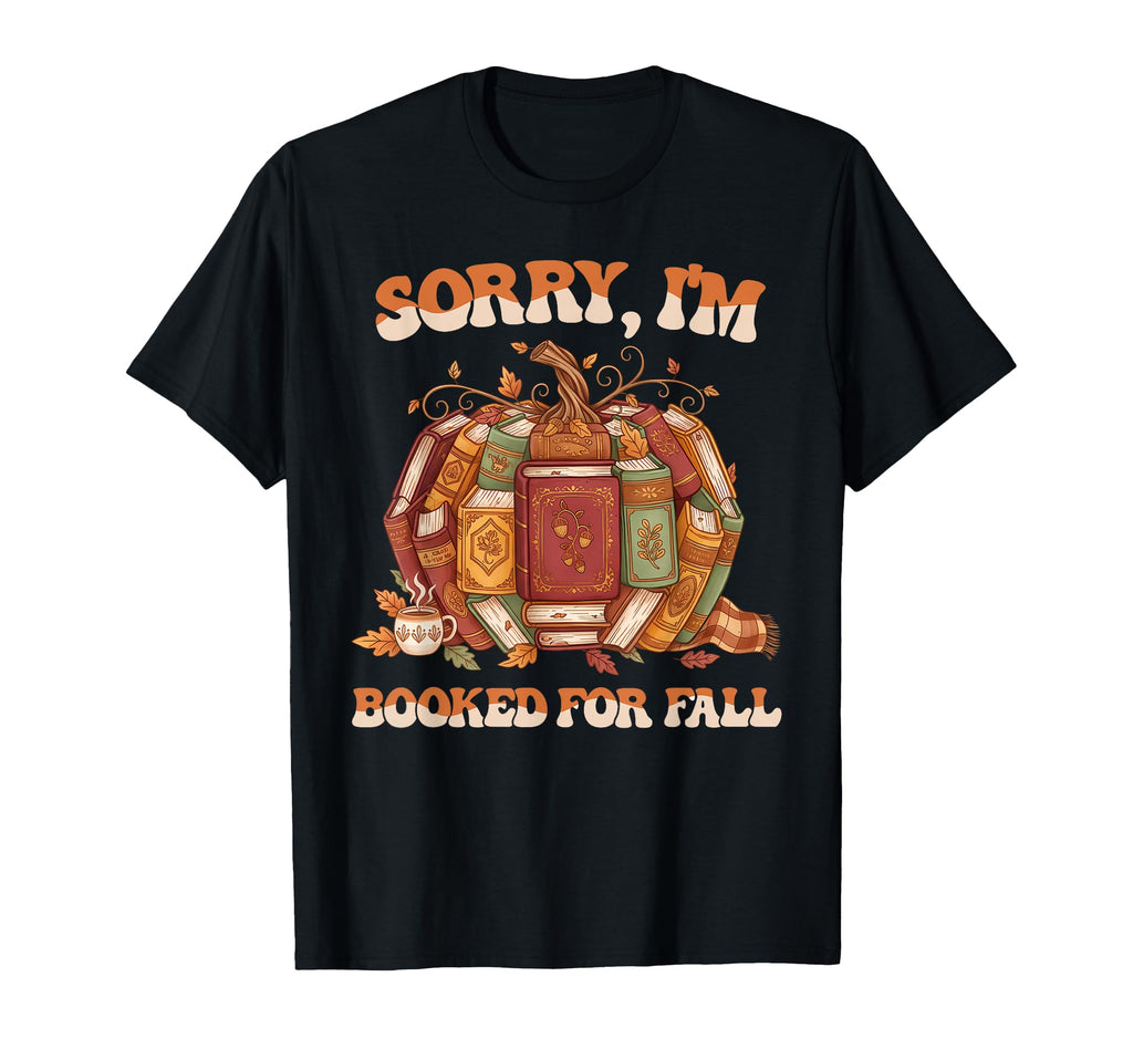 Book Pumpkin Autumn Fall Reading T-Shirt - Casual Everyday Wear Unisex - T-Shirt, Sweatshirt, Hoodie