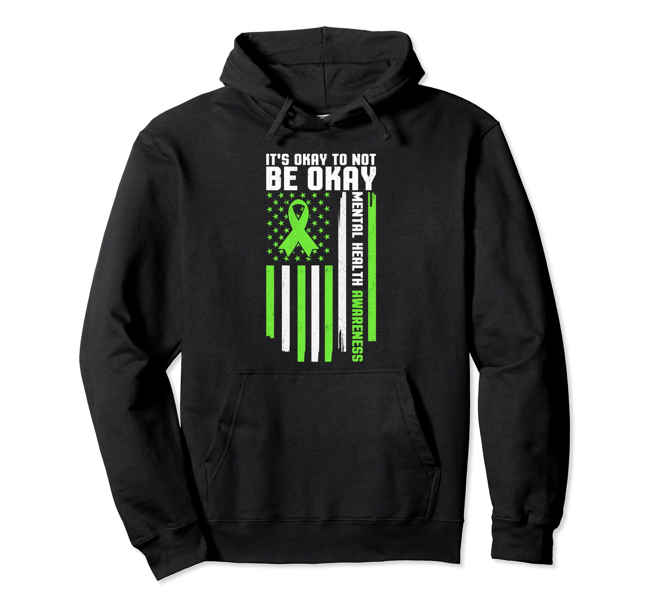 Its Okay To Not Be Okay Mental Health Hoodie - Trendy Graphic Men Women - T-Shirt, Sweatshirt, Hoodie