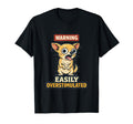 Warning Easily Overstimulated Sensitive T-Shirt - Trendy Graphic Men Women - T-Shirt, Sweatshirt, Hoodie