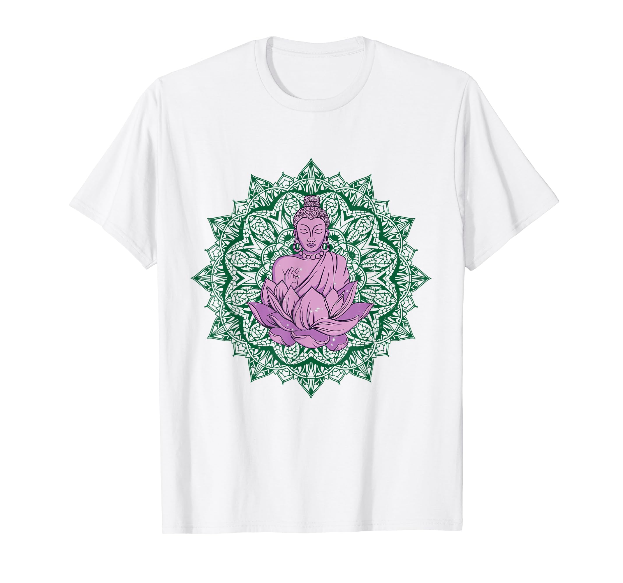Spiritual Zen Buddha Mandala T-Shirt - Novelty Apparel Men Women - T-Shirt, Sweatshirt, Hoodie
