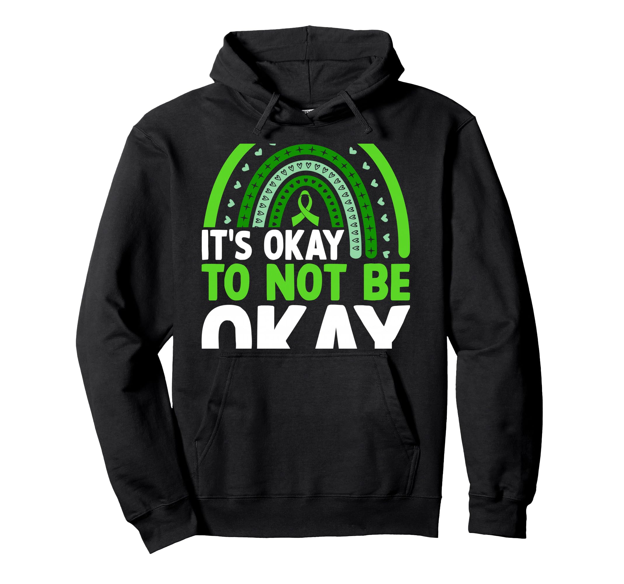 Its Okay To Not Be Okay Mental Health Hoodie - Casual Everyday Wear Unisex - T-Shirt, Sweatshirt, Hoodie