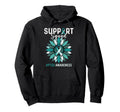 Support Squad Ptsd Awareness Teal Hoodie - Fun Novelty Design Men Women - T-Shirt, Sweatshirt, Hoodie
