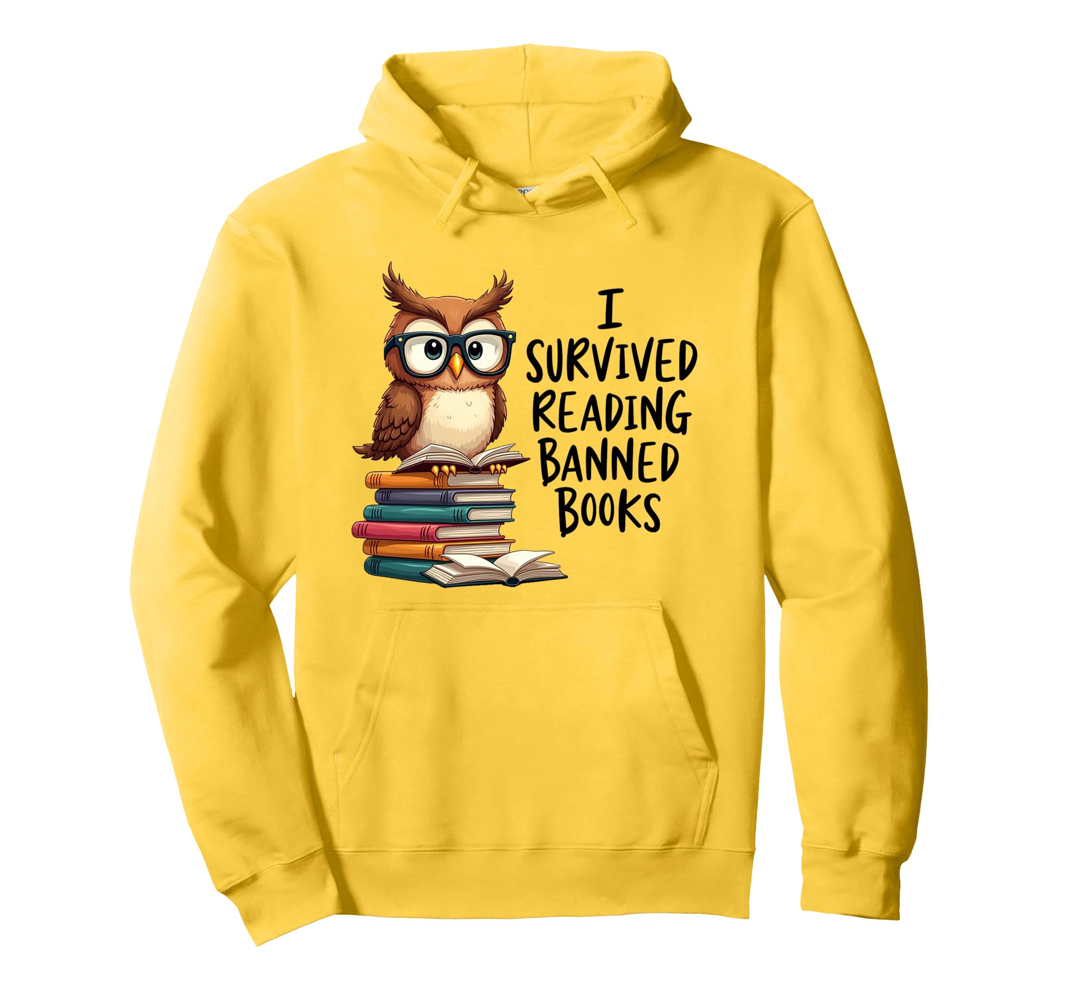 Owl Book Lover Antisocial Bookworm Hoodie - Streetwear Style Unisex - T-Shirt, Sweatshirt, Hoodie