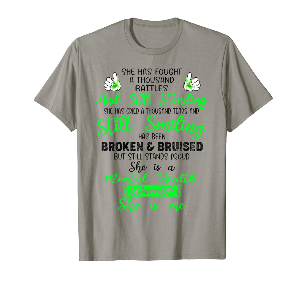 Mental Health Warrior She Is Me Support T-Shirt - Trendy Graphic Unisex - T-Shirt, Sweatshirt, Hoodie