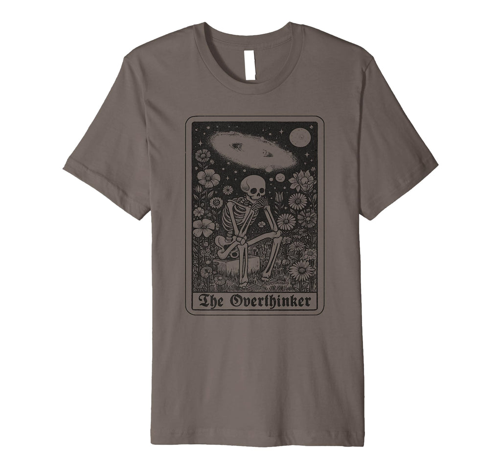 Overthinker Tarot Cards Reader Occult T-Shirt - Custom Art Print Men Women - T-Shirt, Sweatshirt, Hoodie