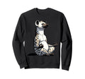 Meditation Hyena Yoga Pose Relaxing Sweatshirt - Trendy Graphic Unisex - T-Shirt, Sweatshirt, Hoodie