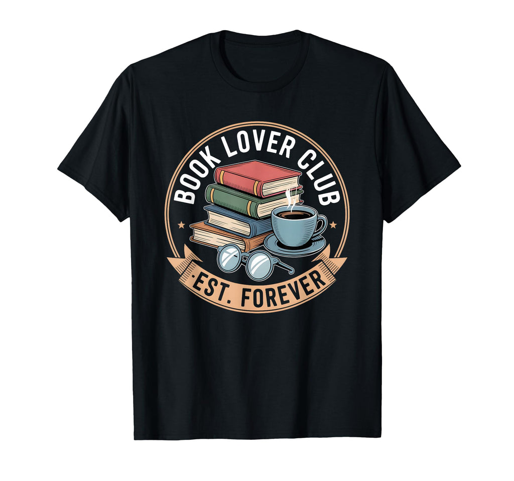 Coffee And Book Lover Club Readers And T-Shirt - Custom Art Print Unisex - T-Shirt, Sweatshirt, Hoodie