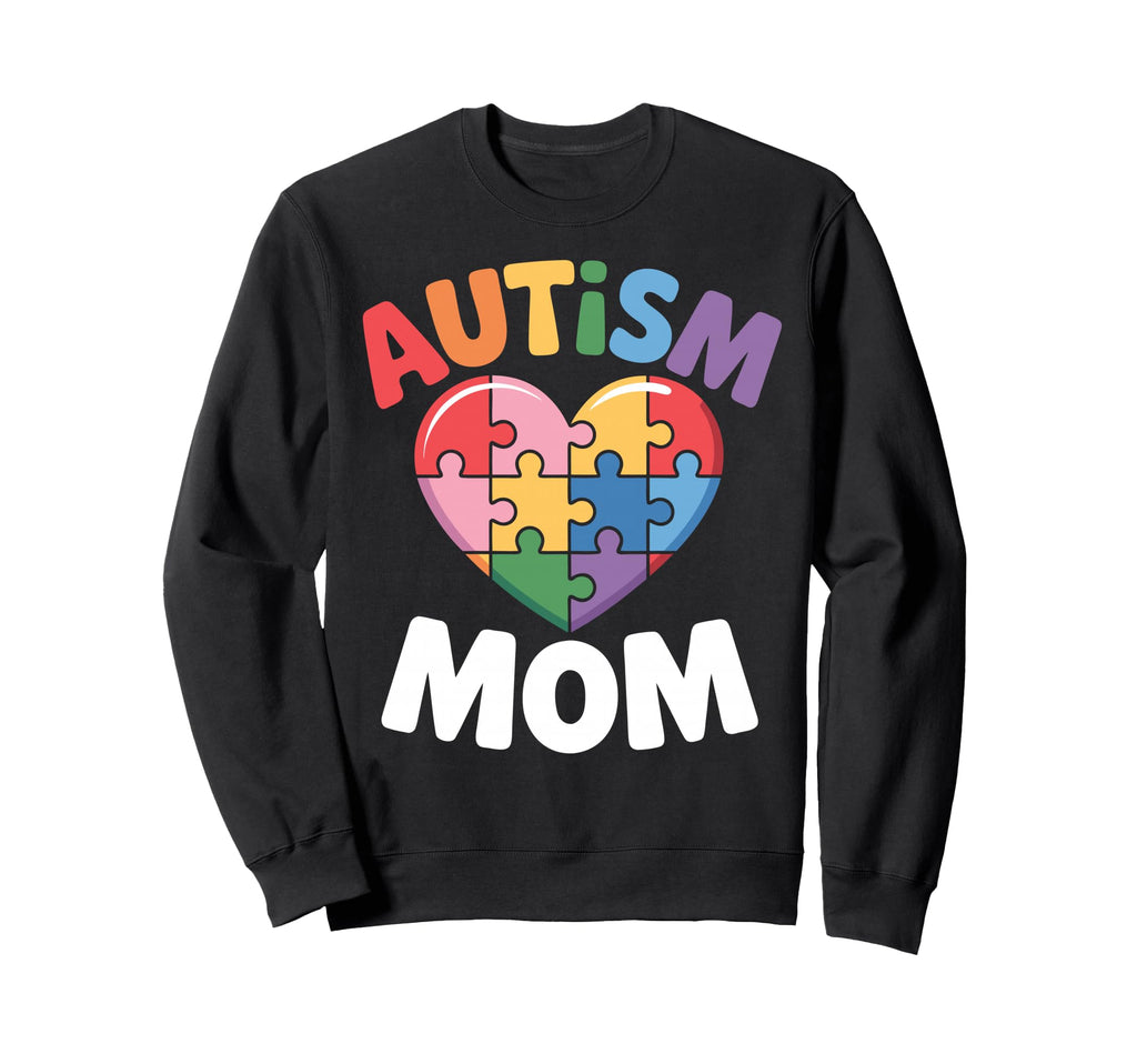 Autism Mom Autism Dad Family Pride T-Shirt - Custom Art Print Unisex - T-Shirt, Sweatshirt, Hoodie