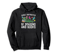 Book Reading Funny Easily Distracted Hoodie - Aesthetic Graphic for Adults - T-Shirt, Sweatshirt, Hoodie