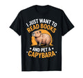 I Just Want To Read Books And Pet T-Shirt - Unique Graphic Men Women - T-Shirt, Sweatshirt, Hoodie