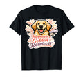 Happiness Is Golden Retreiver Dog Puppy Pet T-Shirt - Graphic Print Unisex - T-Shirt, Sweatshirt, Hoodie