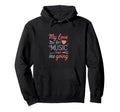 My Love Music Keeps Me Going Hoodie - Graphic Print Unisex - T-Shirt, Sweatshirt, Hoodie
