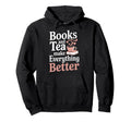 Tea And Literature Cozy Reading Nook Hoodie - Fun Novelty Design Unisex - T-Shirt, Sweatshirt, Hoodie
