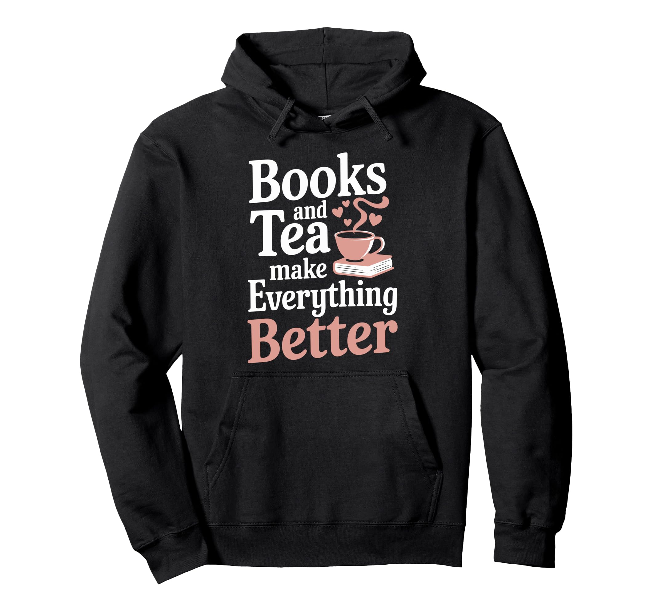 Tea And Literature Cozy Reading Nook Hoodie - Fun Novelty Design Unisex - T-Shirt, Sweatshirt, Hoodie