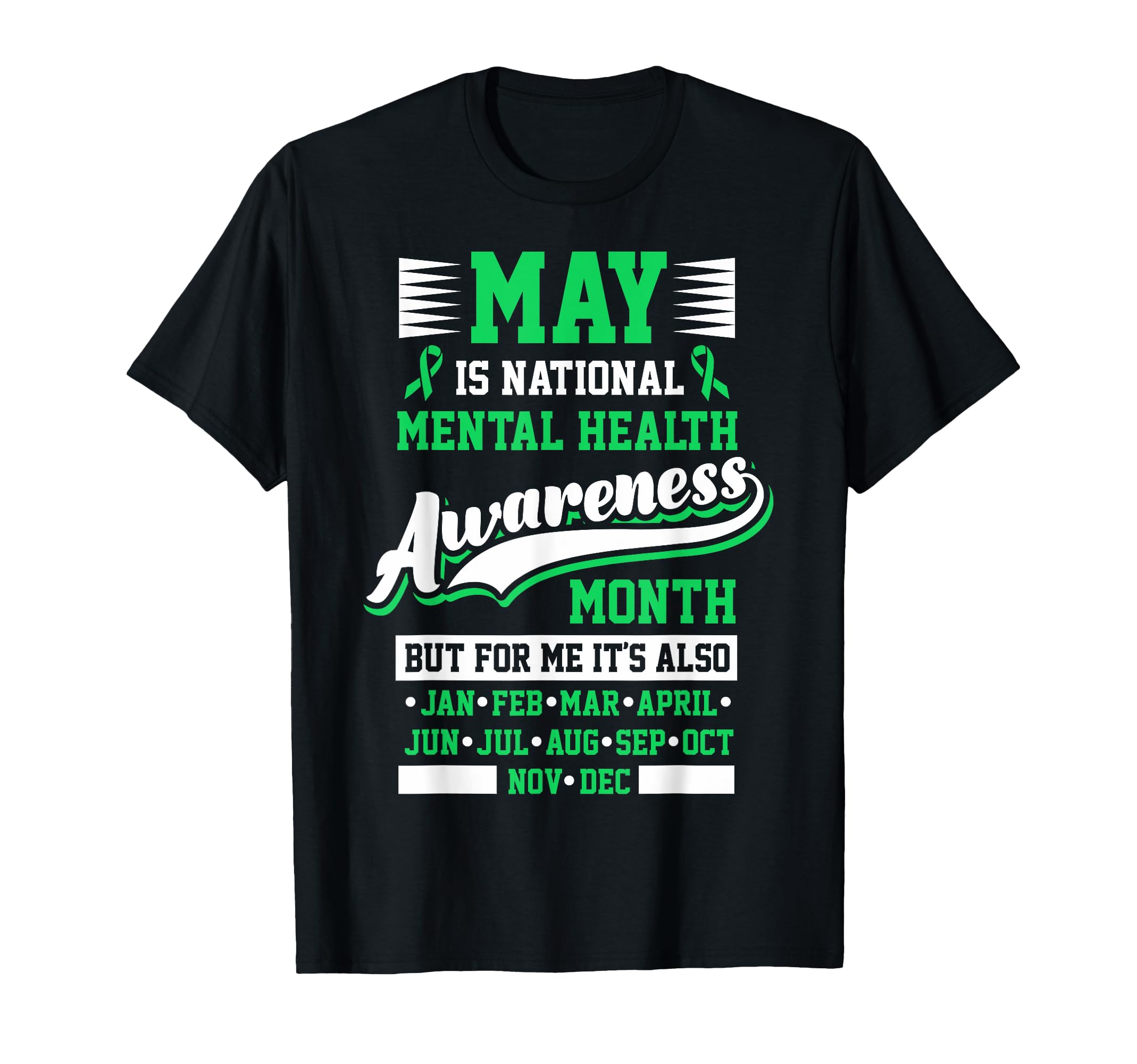 May Is National Mental Health T-Shirt - Unique Graphic for Adults - T-Shirt, Sweatshirt, Hoodie