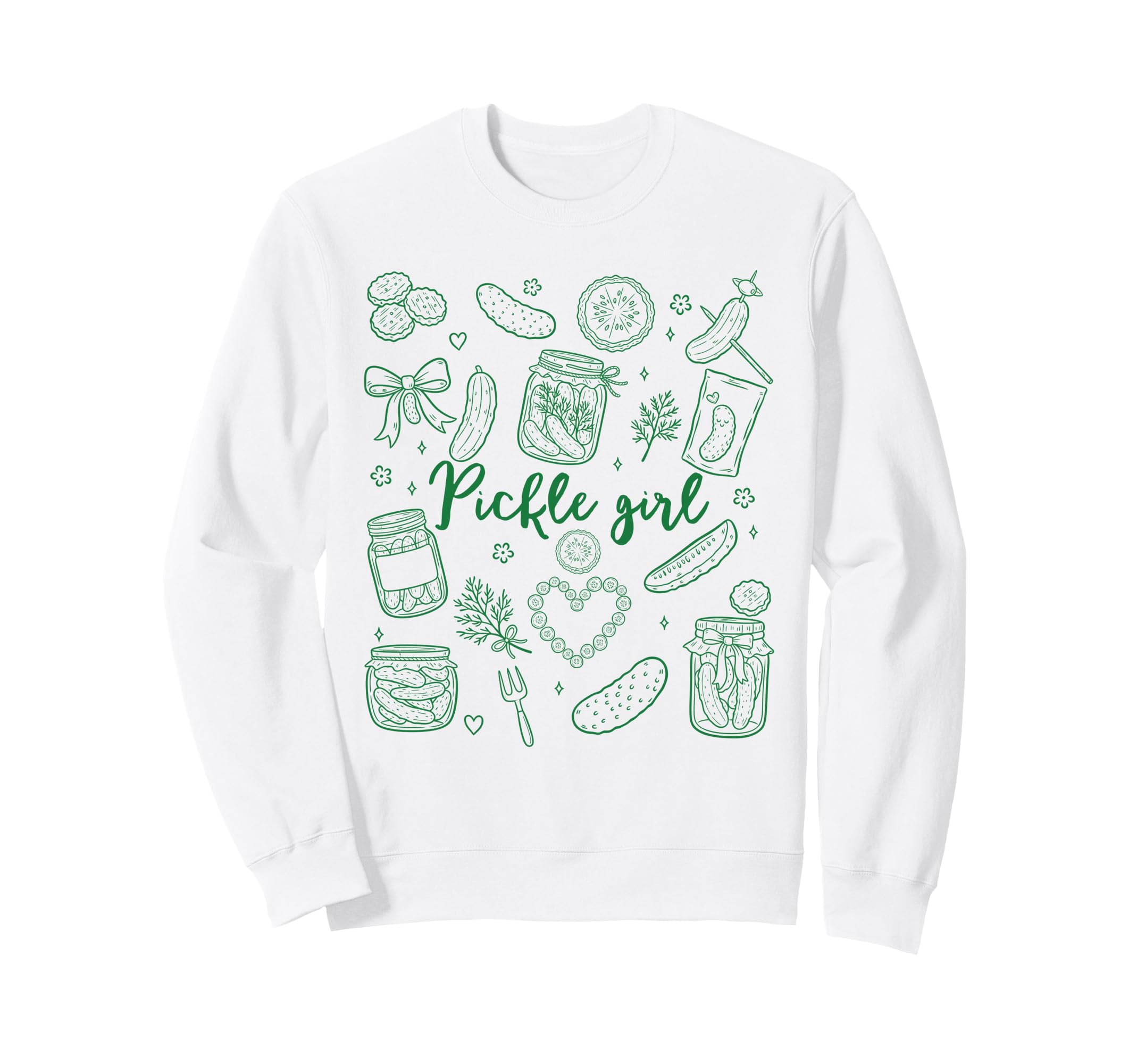 Pickle Squad Pickle Lover Canned Sweatshirt - Fun Novelty Design Men Women - T-Shirt, Sweatshirt, Hoodie