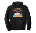 Funny Opossum Todays Yoga Pose Is Downward Hoodie - Unique Graphic Unisex - T-Shirt, Sweatshirt, Hoodie