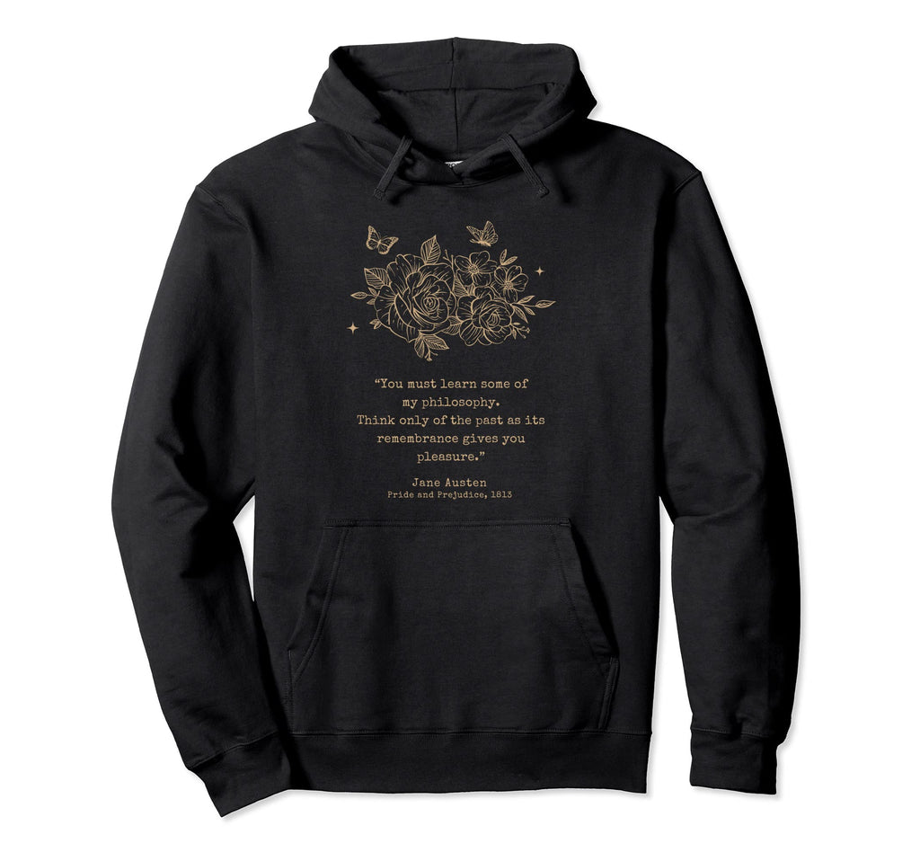 Jane Austen Dark Academia Bookish Hoodie - Fun Novelty Design Unisex - T-Shirt, Sweatshirt, Hoodie