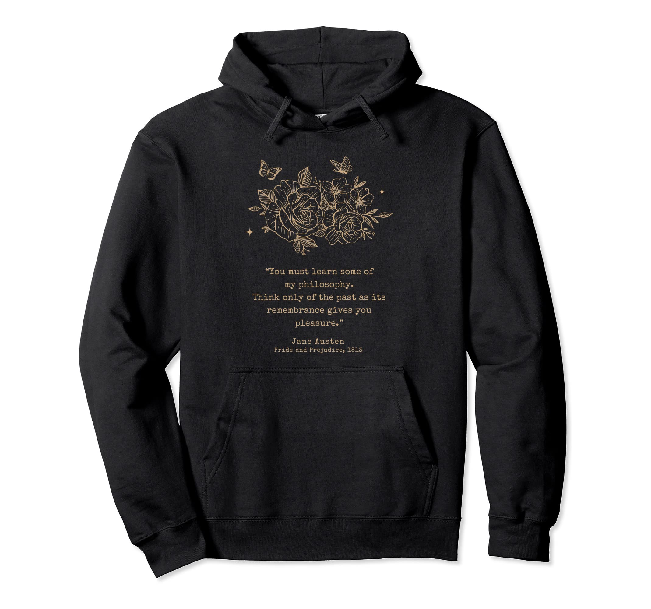 Jane Austen Dark Academia Bookish Hoodie - Fun Novelty Design Unisex - T-Shirt, Sweatshirt, Hoodie