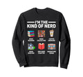 Im Kind Nerd Book Coffee Lover Sweatshirt - Aesthetic Graphic for Adults - T-Shirt, Sweatshirt, Hoodie