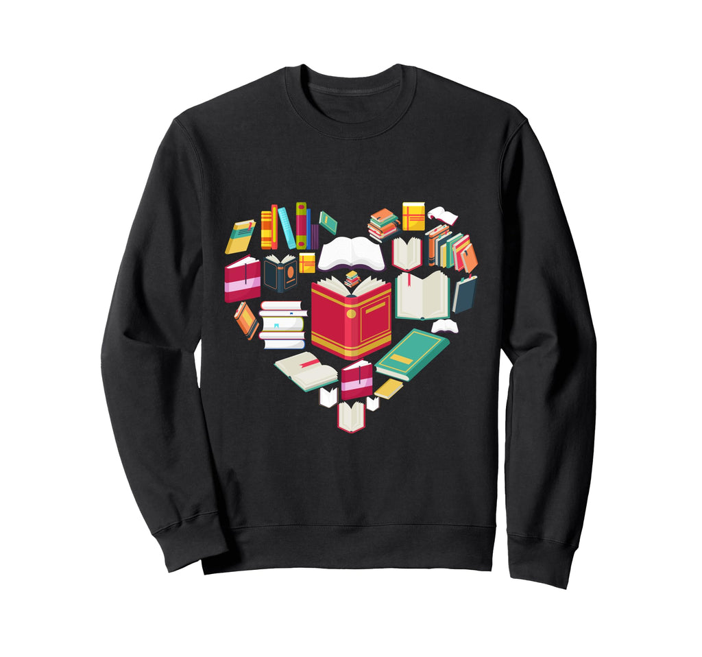Valentines Day Book Lover Gift Sweatshirt - Streetwear Style Unisex - T-Shirt, Sweatshirt, Hoodie