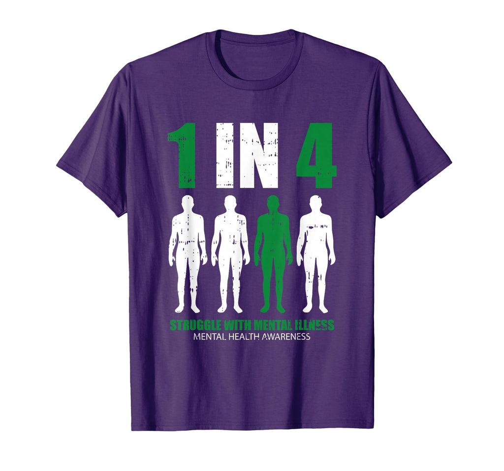 1 4 Struggle Mental Illness Mental T-Shirt - Custom Art Print Men Women - T-Shirt, Sweatshirt, Hoodie