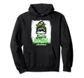 Messy Bun Support Awareness Squad I Hoodie - Minimalist Print Men Women - T-Shirt, Sweatshirt, Hoodie