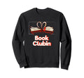 Book Clubin Bookworm Funny Book Lover Sweatshirt - Minimalist Print Unisex - T-Shirt, Sweatshirt, Hoodie