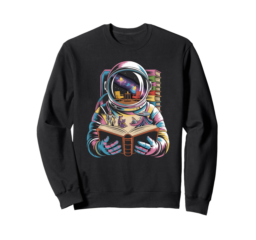 Cosmic Astronaut Exploring Sweatshirt - Casual Everyday Wear Unisex - T-Shirt, Sweatshirt, Hoodie