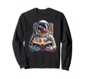 Cosmic Astronaut Exploring Sweatshirt - Casual Everyday Wear Unisex - T-Shirt, Sweatshirt, Hoodie