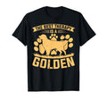 Best Therapy Is Golden Retriever Dog T-Shirt - Novelty Apparel for Adults - T-Shirt, Sweatshirt, Hoodie