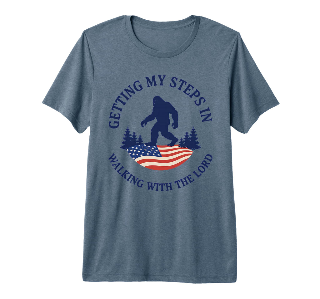 Getting My Steps Walking Lord Bigfoot T-Shirt - Trendy Graphic Men Women - T-Shirt, Sweatshirt, Hoodie
