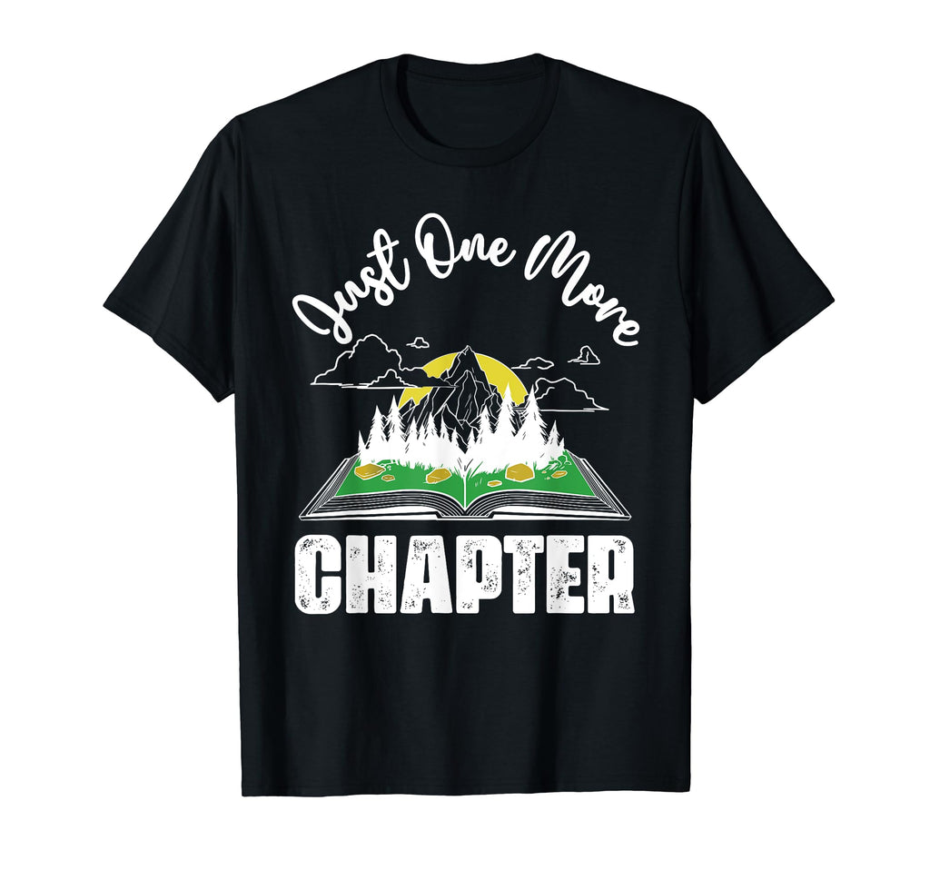 Just One More Chapter Reading Books T-Shirt - Custom Art Print for Adults - T-Shirt, Sweatshirt, Hoodie