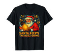 Santa Keeps Buzz Going Funny Hive T-Shirt - Fun Novelty Design Men Women - T-Shirt, Sweatshirt, Hoodie