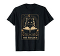 Black Cat Tarot Reader Occult Witchy T-Shirt - Novelty Apparel for Adults - T-Shirt, Sweatshirt, Hoodie